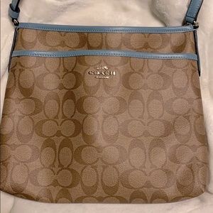 Coach Sig zip file xbody bag